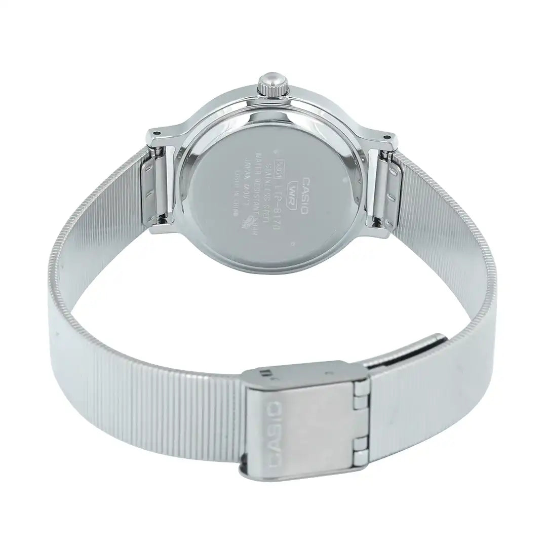Reloj Casio LTP-B170D-7B En Acero Para Mujer