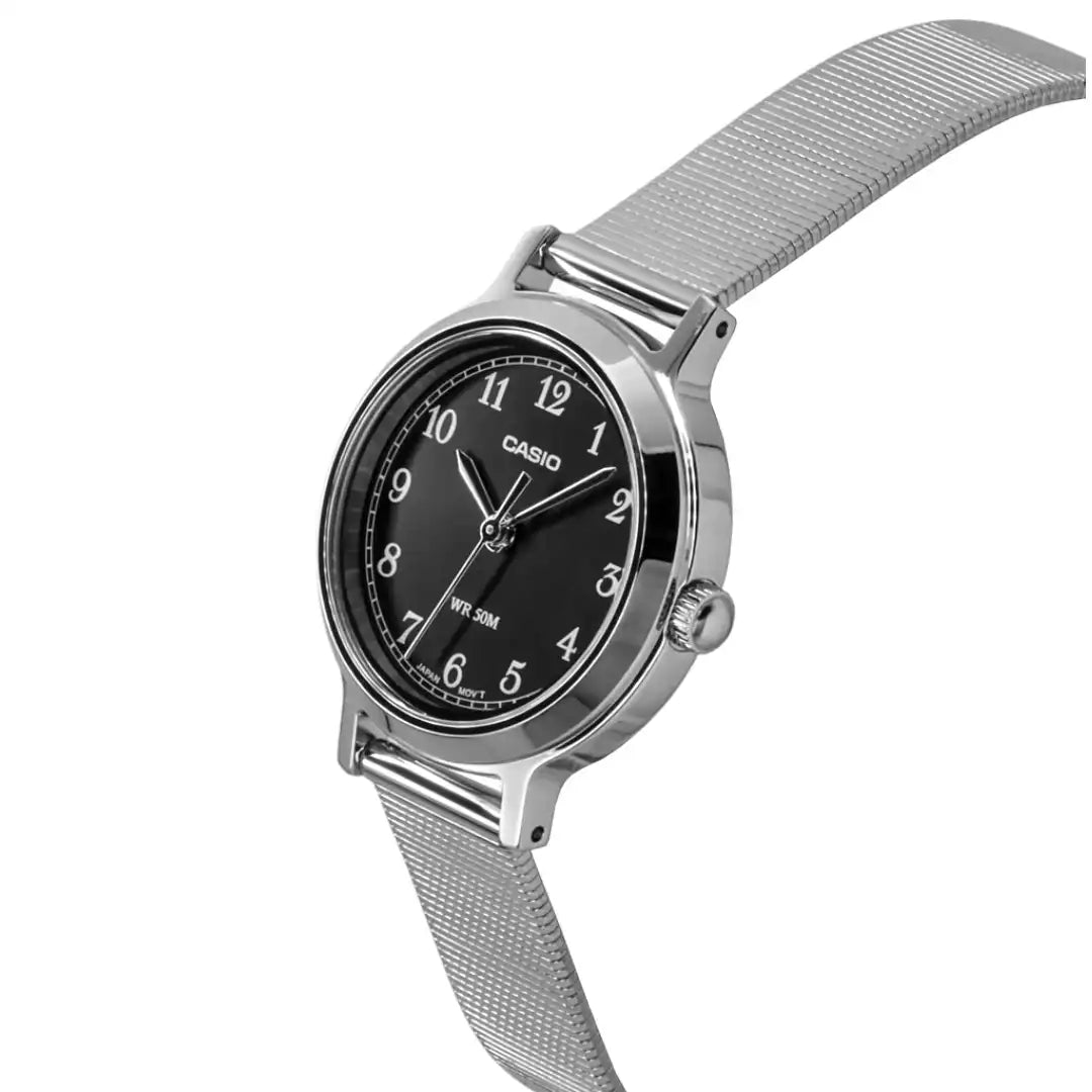 Reloj Casio LTP-B170D-1B En Acero Para Mujer