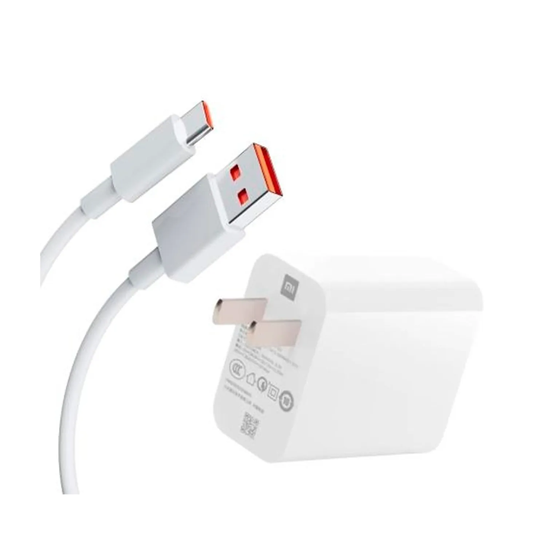 Cargador Xiaomi 120w USB + Cable entrada C