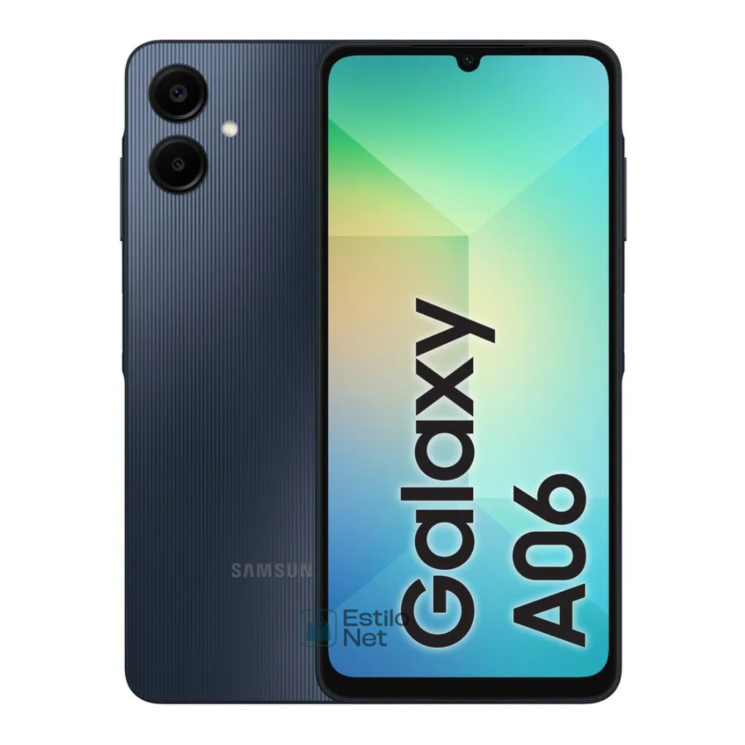 Celular Samsung A06 4G 128GB 4RAM Azul Media Noche
