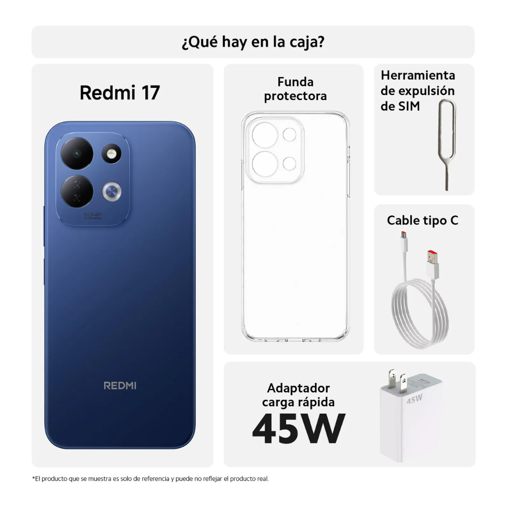 Celular Xiaomi Redmi 17 128GB 4RAM Azul