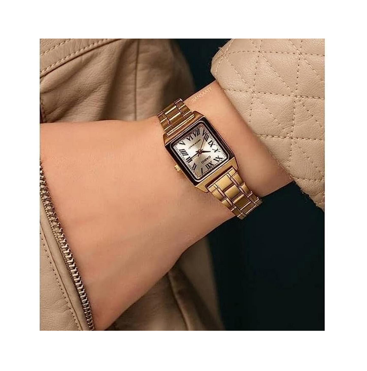 Reloj Casio LTP-V007G-9B En Acero Para Mujer