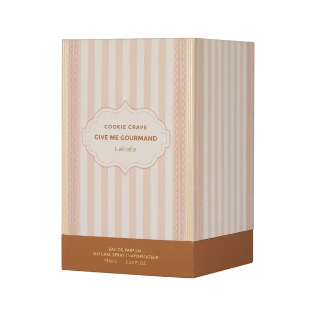 Perfume Lattafa Cookie Crave Give Me Gourmand EDP 75ml Para Mujer