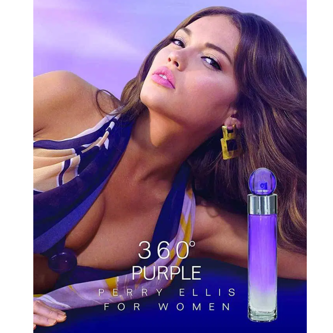Perfume 360° Purple De Perry Ellis Mujer 3.4 oz 100 ml