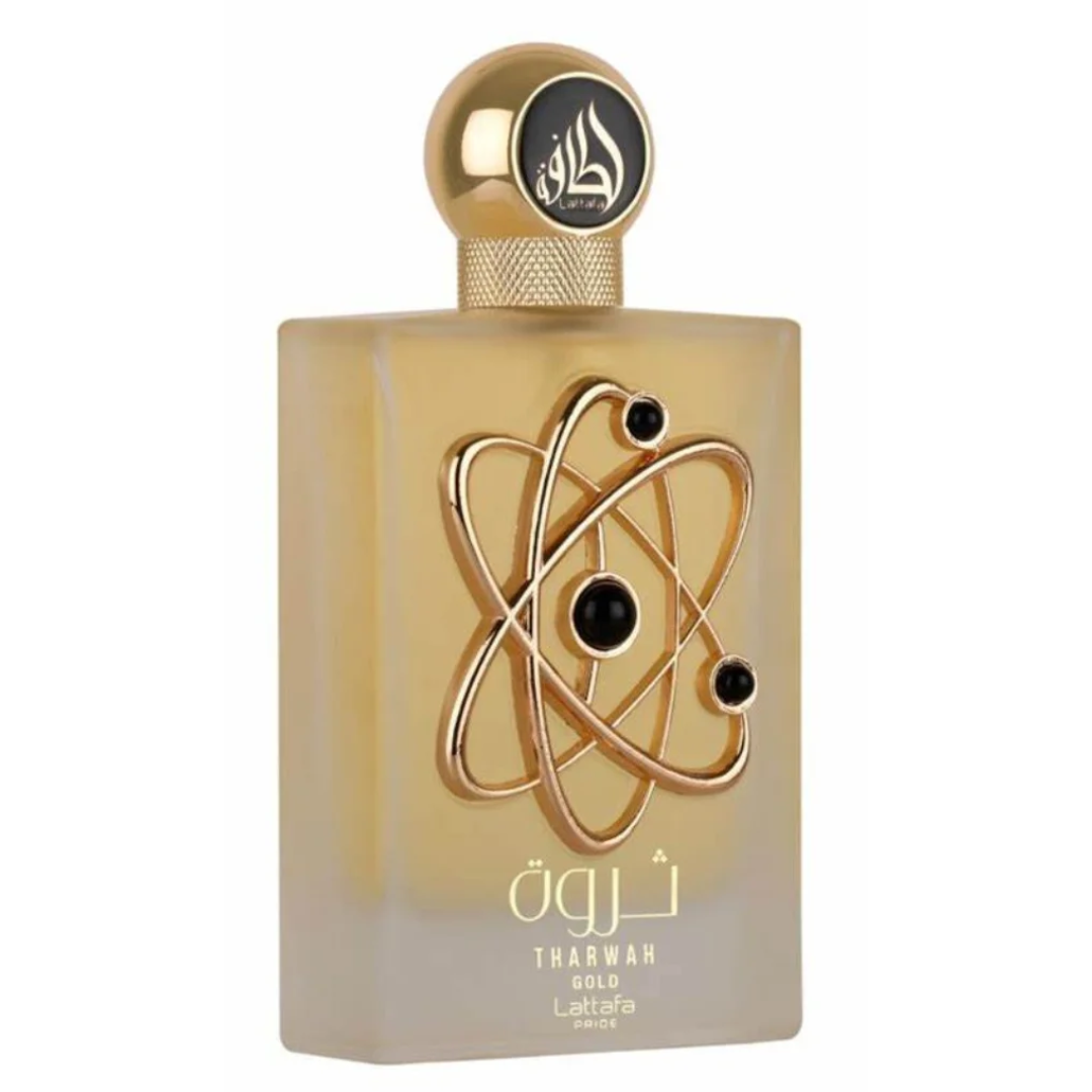 Perfume Lattafa Tharwah Gold Eau De Parfum 100ml Para Mujer