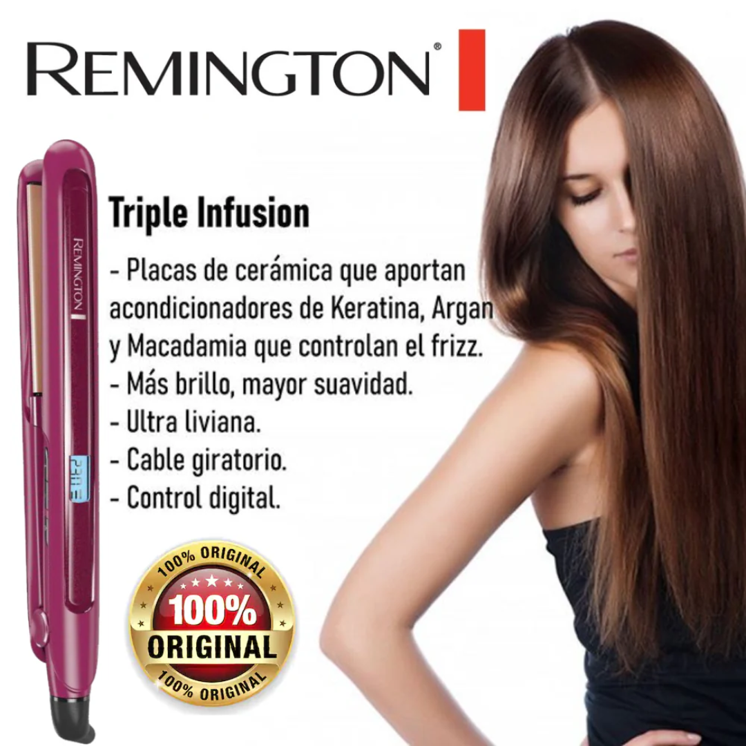 Plancha Alisadora Remington Triple Infusion S7740