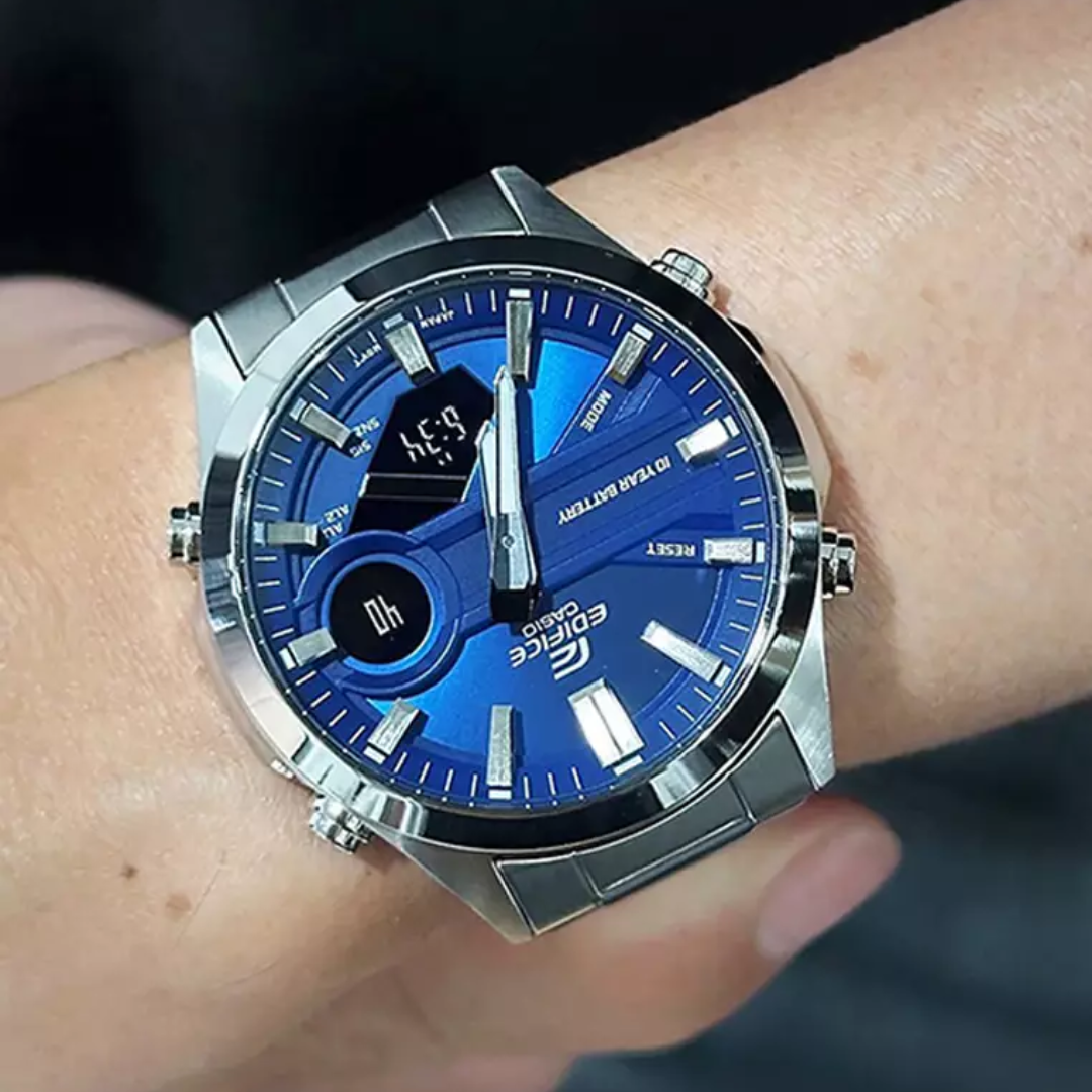 Reloj Casio Edifice EFV-C120D-2A Para Hombre En Acero