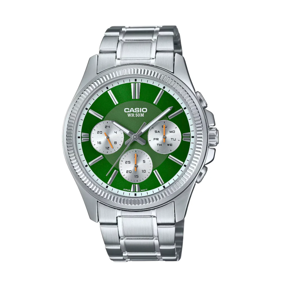 Reloj Casio MTP-1375D-3A En Acero Para Hombre