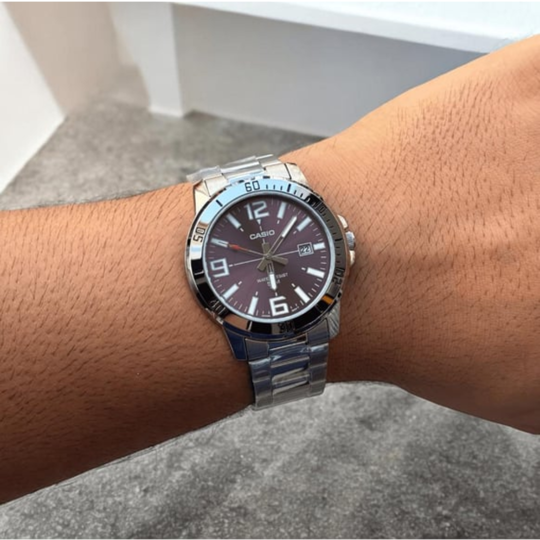 Reloj Casio MTP-VD01D-6B En Acero Para Hombre