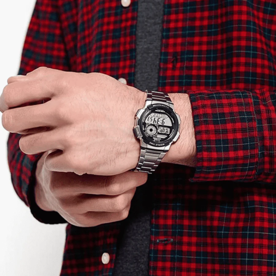 Reloj Casio Para Hombre Acero Original Ae-1000wd-1avdf