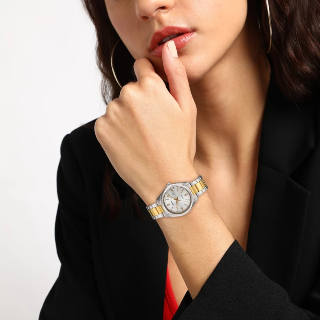 Reloj Casio ltp-1302sg-7avdf En Acero Diseño Elegante - Dama
