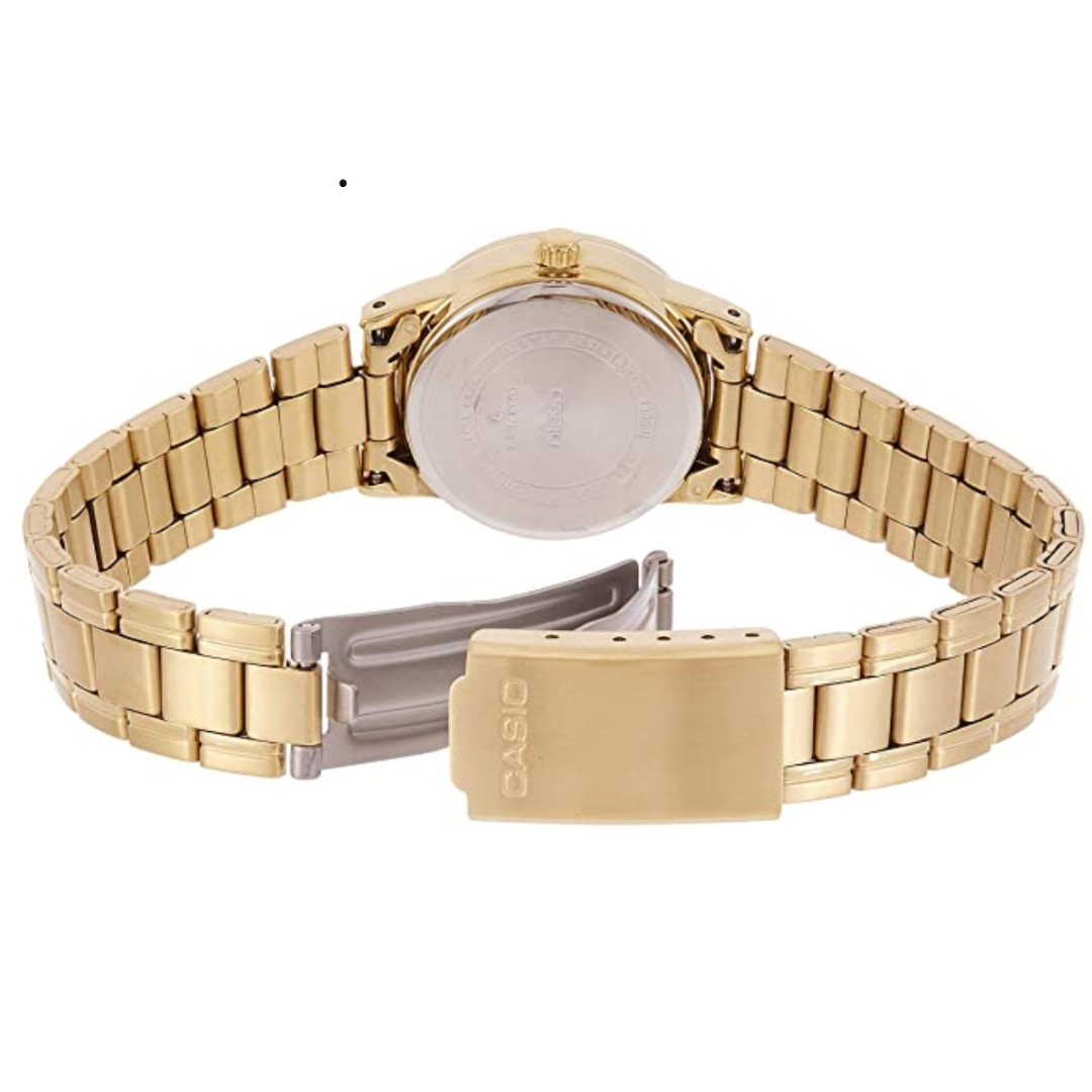 Reloj Casio LTP-V002G-1B Dama Original - Elegante