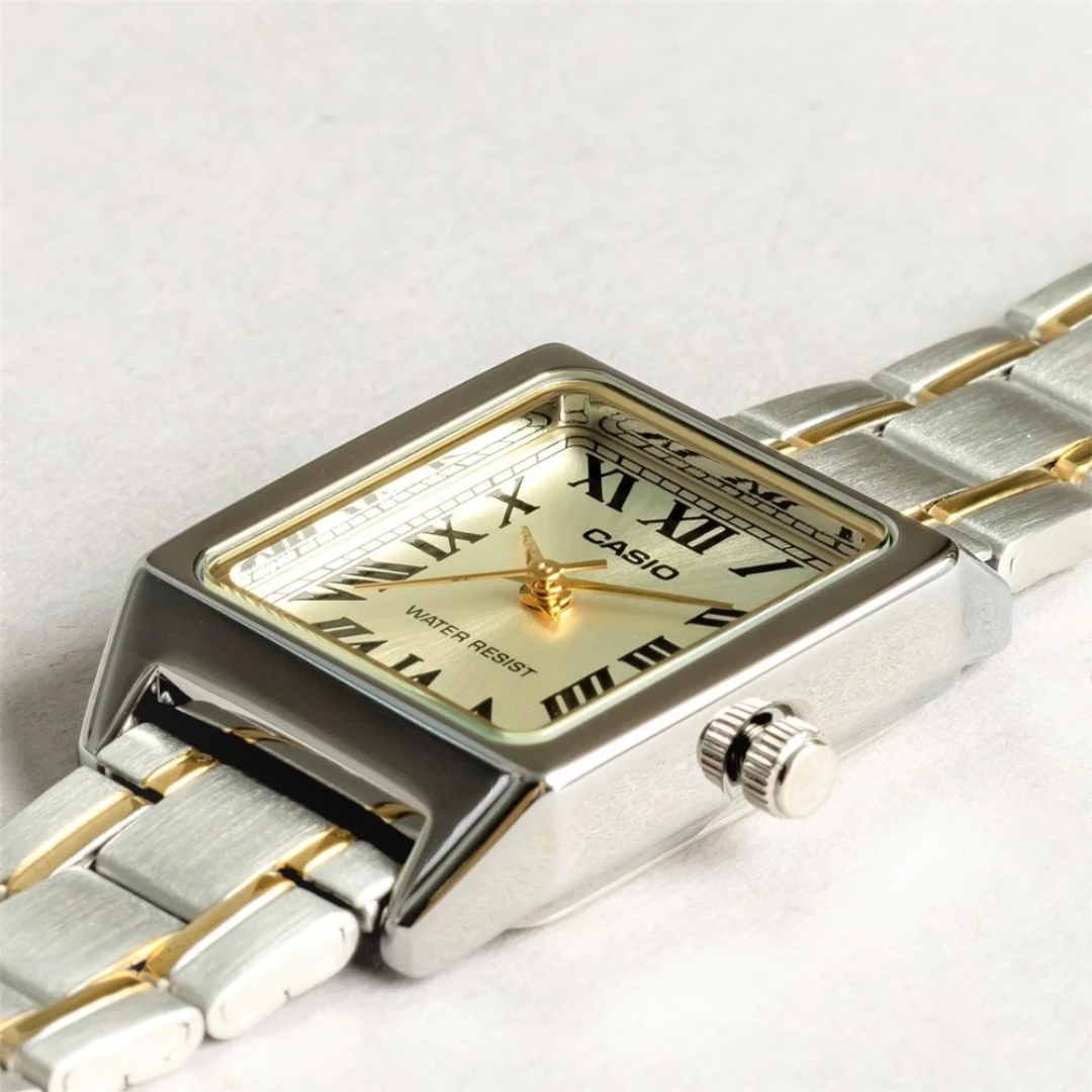 Reloj Casio LTP-V007SG-9B En Acero Para Dama