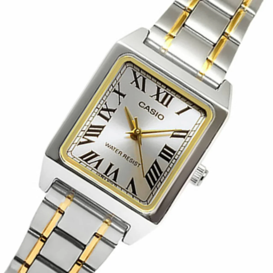 Reloj Casio LTP-V007SG-9B En Acero Para Dama