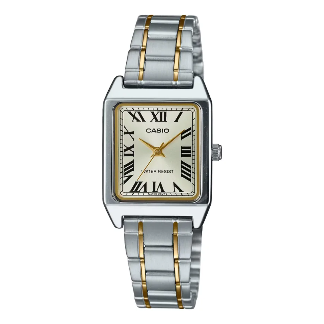 Reloj Casio LTP-V007SG-9B En Acero Para Dama