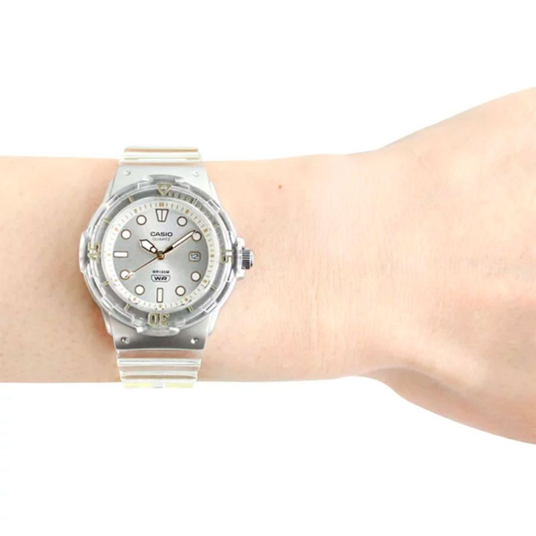 Reloj Casio lrw-200hs-7evdf Original Dama - Blanco