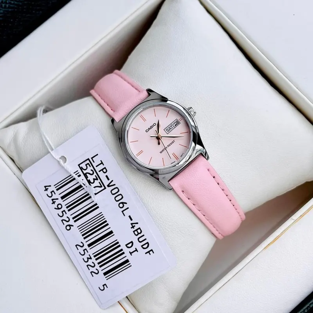 Reloj Casio ltp-v006l-4b Original Dama - Rosa