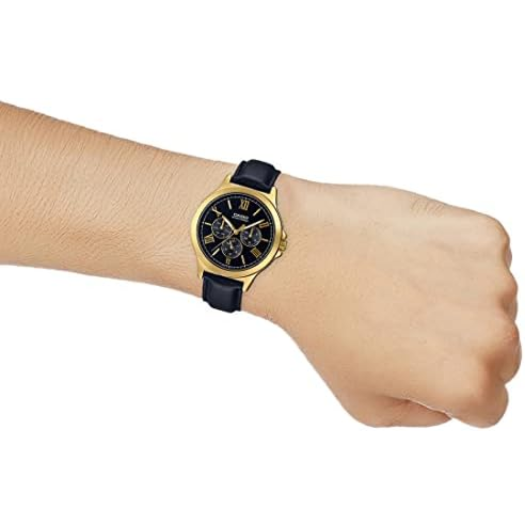 Reloj Casio mtp-v300gl-1audf Para Caballero Original - Elegante