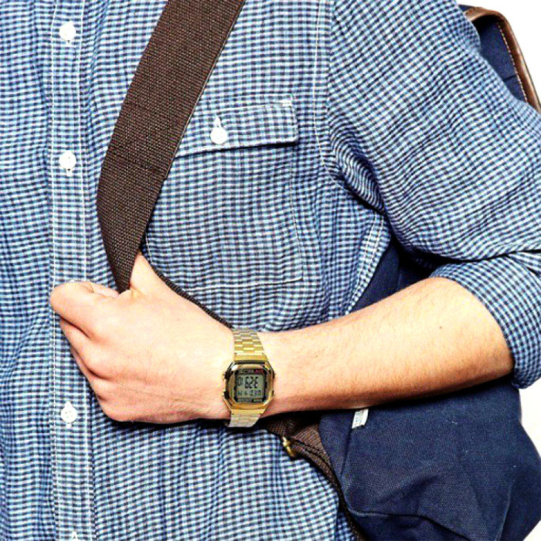 Reloj Casio a178wga-1adf Unisex Vintage En Acero Dorado