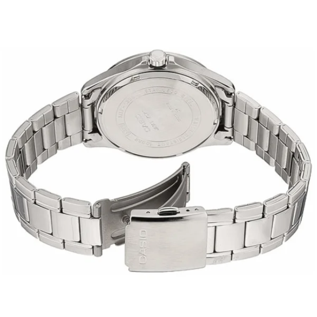 Reloj Casio mtp-1384d-7avdf Caballero En Acero Original - Plateado