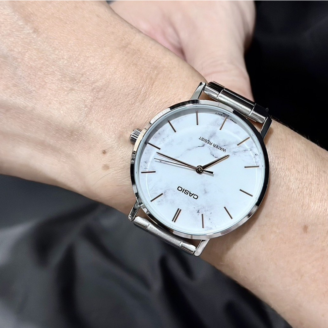 Reloj Casio mtp-vt01dm-7a En Acero Para Caballero Original