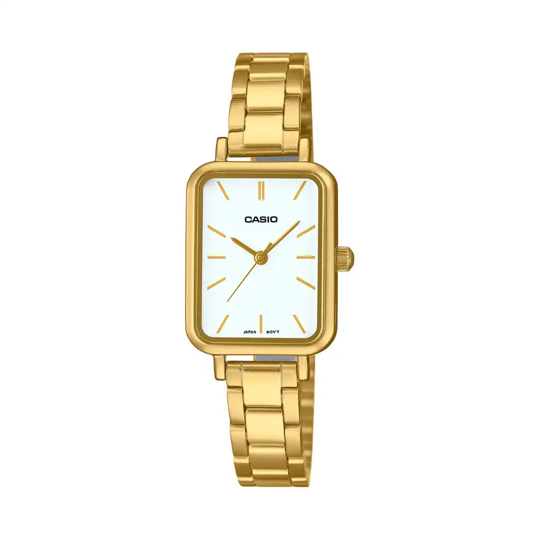 Reloj Casio LTP-V009G-7E En Acero Dorado Para Mujer