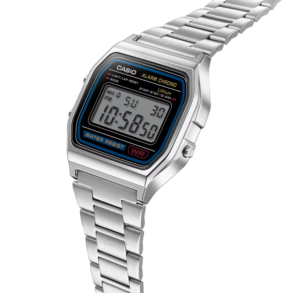 Reloj Casio Retro A158WA-1DF Unisex Plateado
