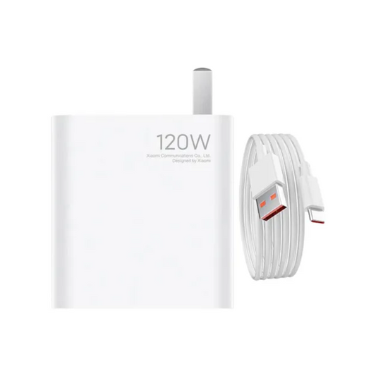 Cargador Xiaomi 120w USB + Cable entrada C