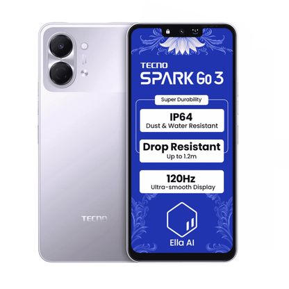 Celular Tecno Spark Go 3 64GB 4GB Purpura