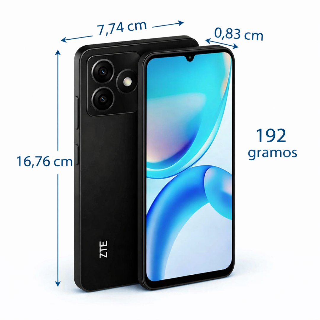 Celular ZTE Blade A36 64GB 2+4RAM Negro