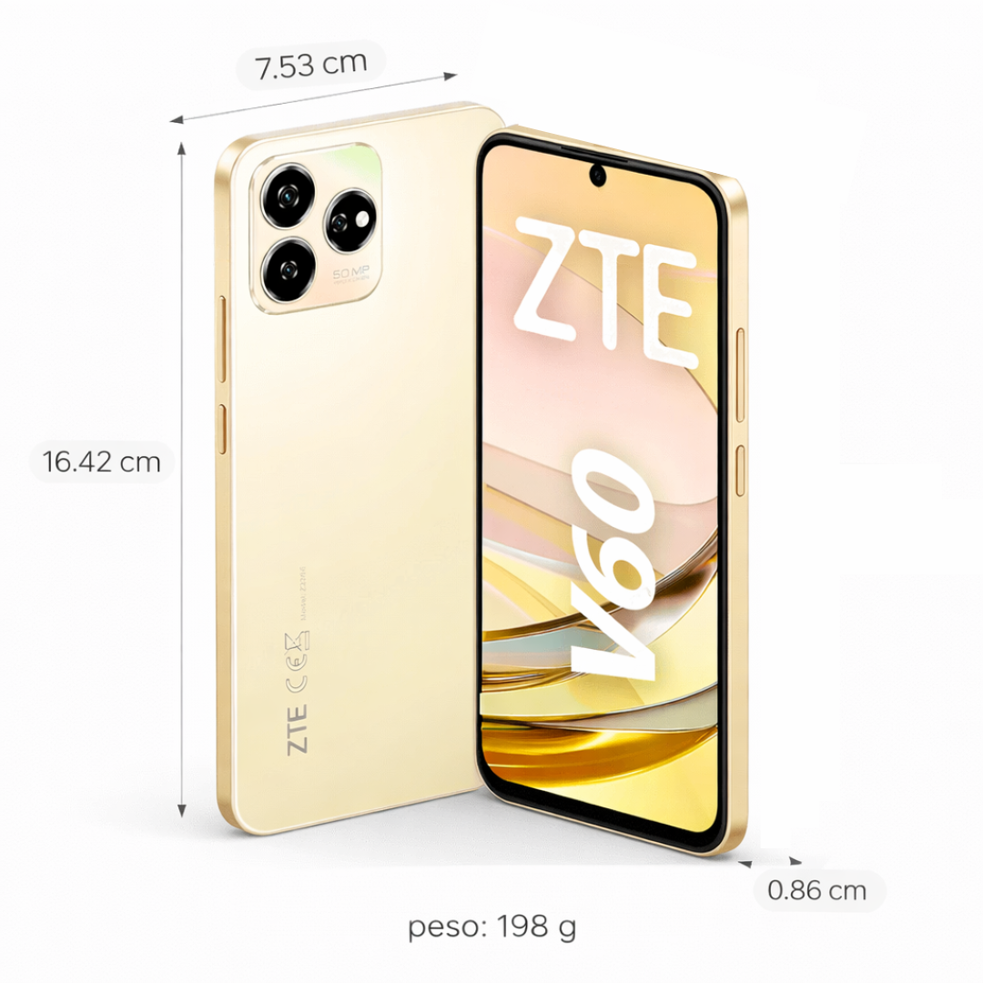 Celular ZTE Blade V60 Smart 256GB Dorado