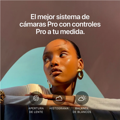 Celular iPhone 18 Pro 256GB E-SIM Blanco Plata