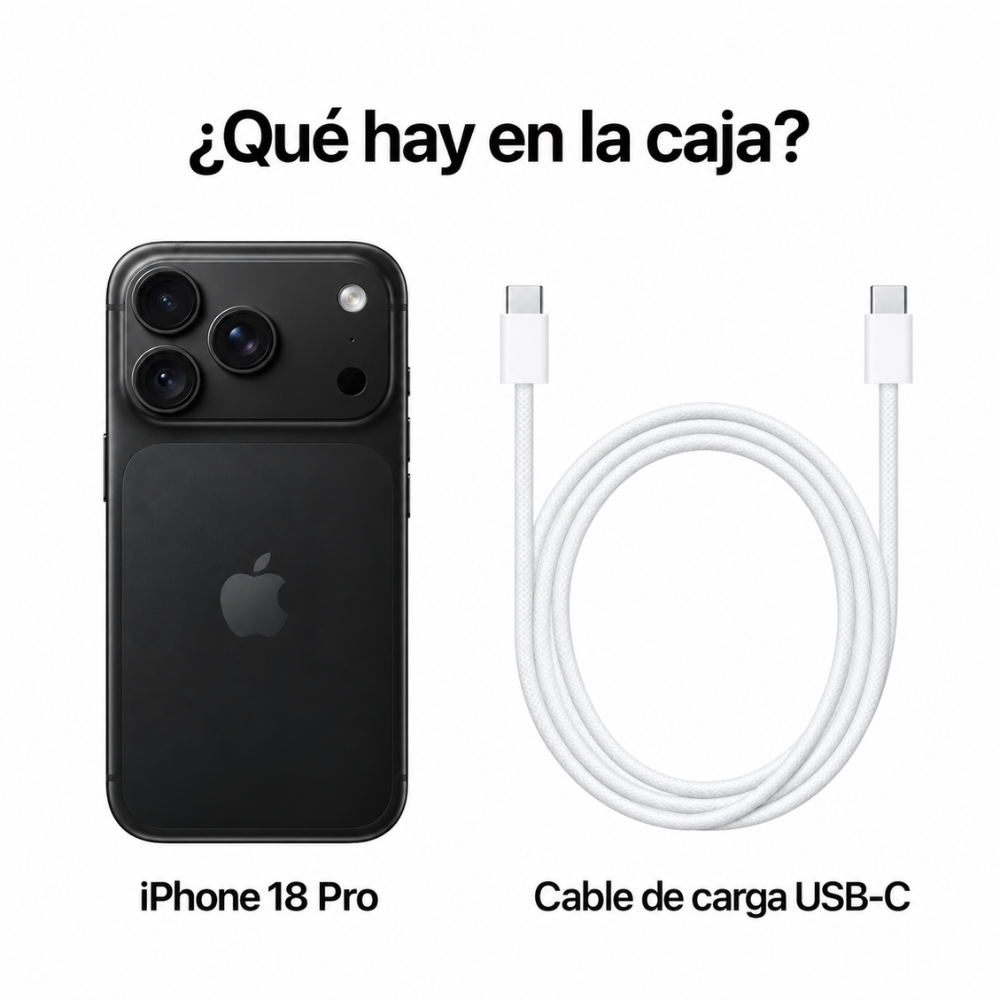 Celular iPhone 18 Pro 256GB E-SIM Negro