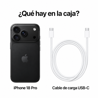Celular iPhone 18 Pro 256GB E-SIM Negro