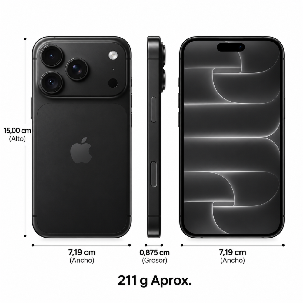 Celular iPhone 18 Pro 256GB E-SIM Negro