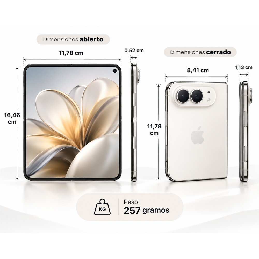 Celular iPhone Duo 256GB 5G eSIM Blanco Estrella