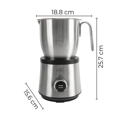 Chocolatera KALLEY Multifuncional 7 tazas Plateado