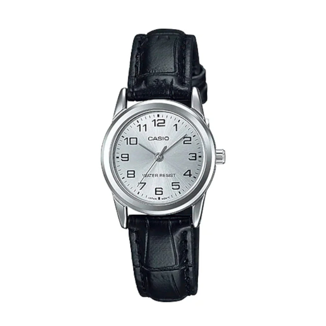 Reloj Casio ltp-v001l-7b Original En Cuero Elegante - Dama