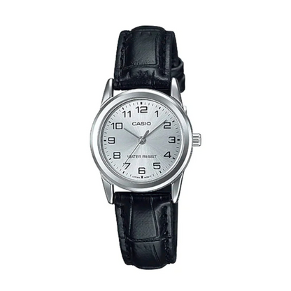 Reloj Casio ltp-v001l-7b Original En Cuero Elegante - Dama