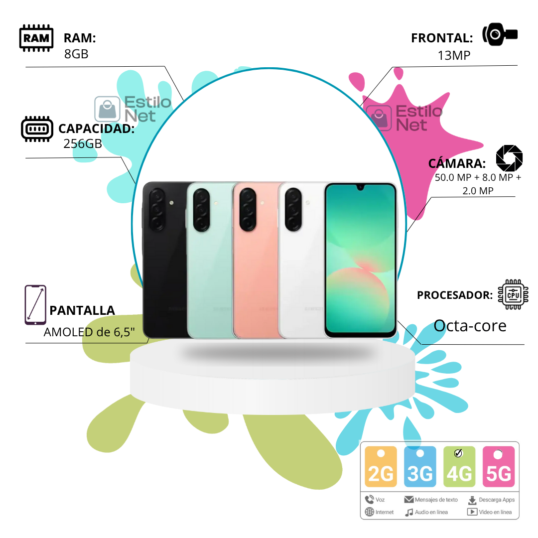 Celular Samsung A26 256GB 8RAM 4G