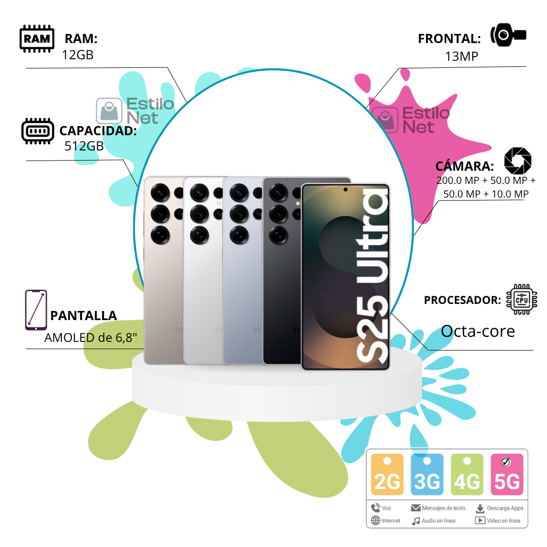 Celular Samsung S25 Ultra 512GB 12RAM 5G