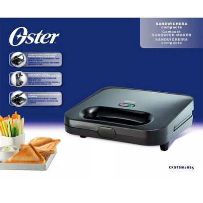 Sandwichera Oster Compacta CKSTSM2885 Negra