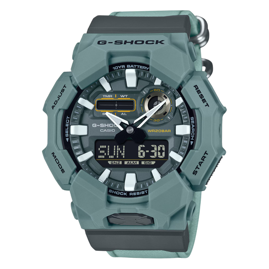 Reloj Casio G-SHOCK Para Hombre Deportivo GA-010CE-2ADR Verde Salvia