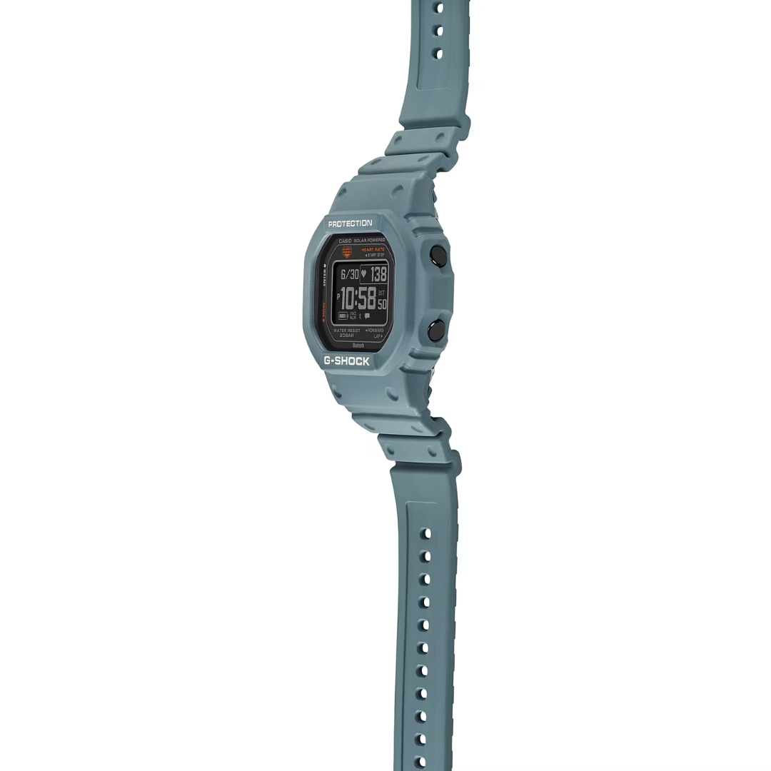 G Shock Smart Dw H5600 2 Ritmo Cardíaco Gps Sensores Solar Azul