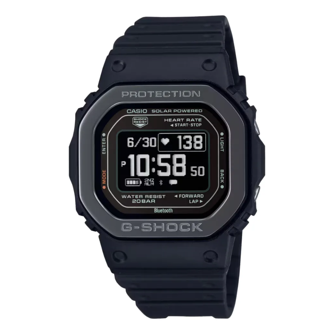 G Shock Smart Dw H5600 1 Ritmo Cardíaco Gps Sensores Solar Negro