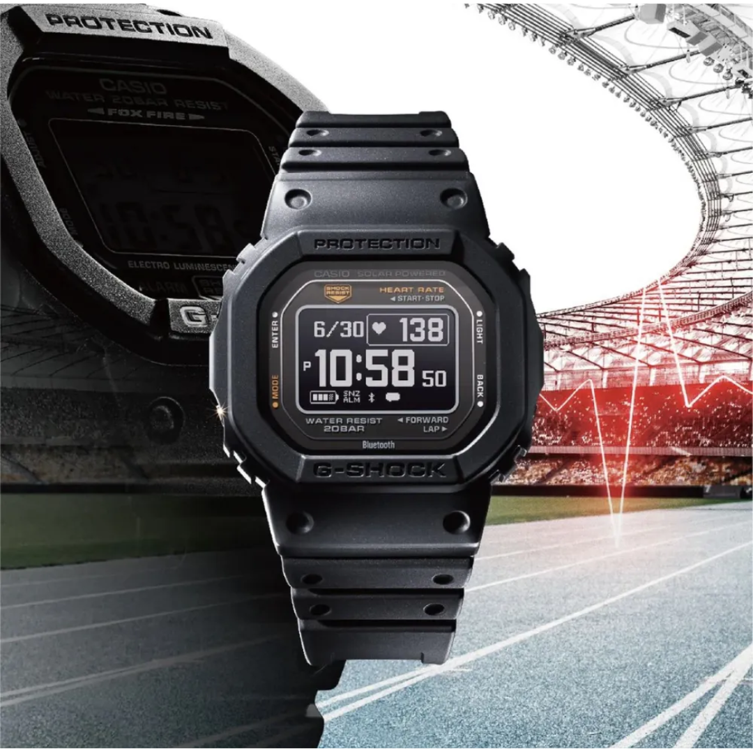 G Shock Smart Dw H5600 1 Ritmo Cardíaco Gps Sensores Solar Negro