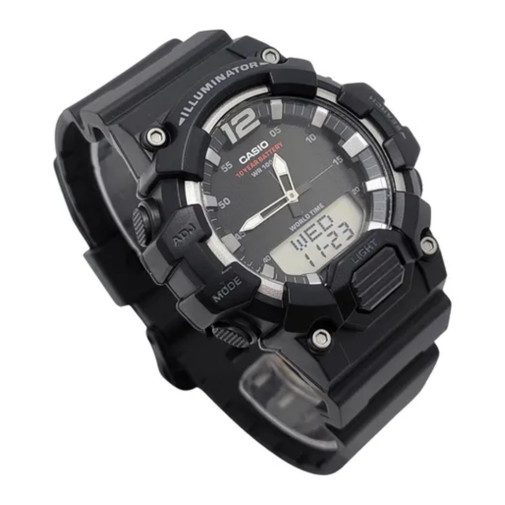 Reloj Casio Unisex Deportivo HDC-700-1A Negro Doble Hora