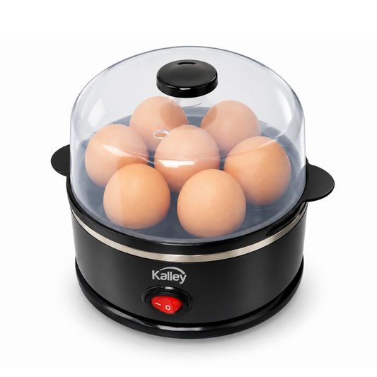 Hervidor Eléctrico de Huevos Kalley K-HHN Negro para 7 Huevos