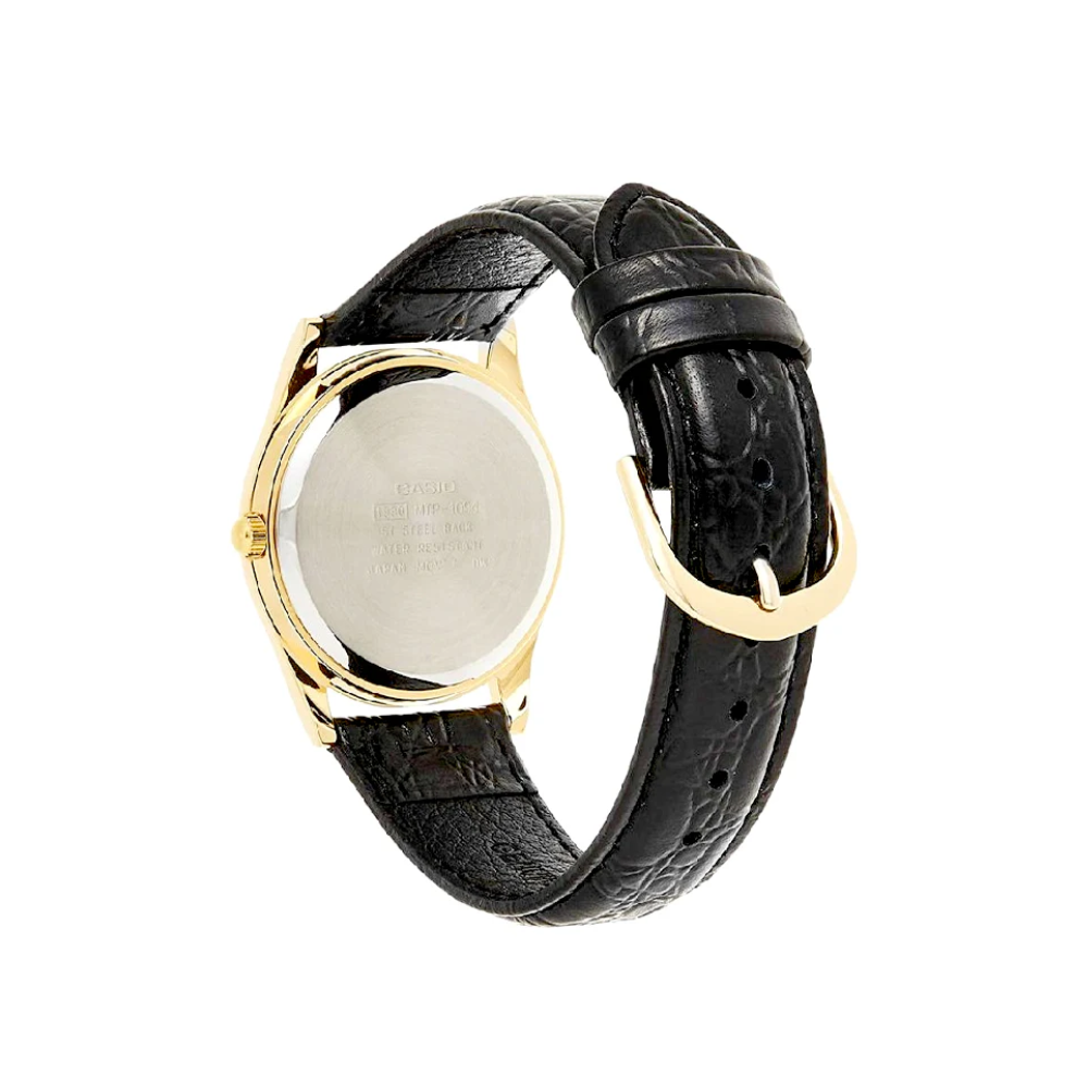 Reloj Casio Para Mujer Elegante LTP-1094Q-7ARDF Esfera Plateada Con Detalles Dorados