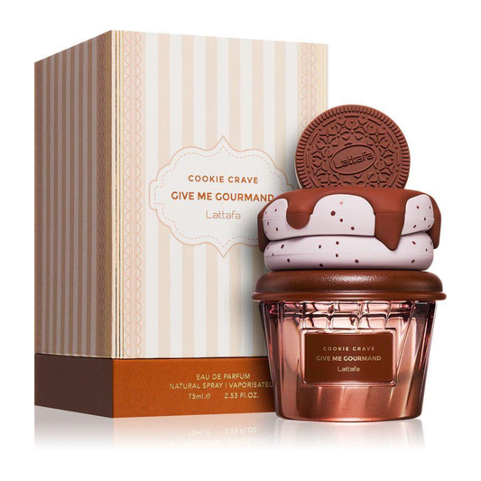 Perfume Lattafa Cookie Crave Give Me Gourmand EDP 75ml Para Mujer